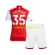 Camisola Arsenal Oleksandr Zinchenko 35 Criança Equipamento Primeiro 2023-2024 Manga Curta